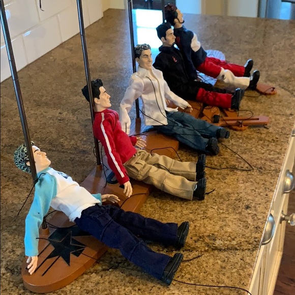 Vintage NSYNC marionette dolls (broken strings) - Picture 2 of 5